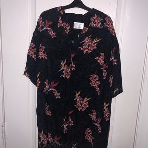Collared Floral Shirt by Zip Code